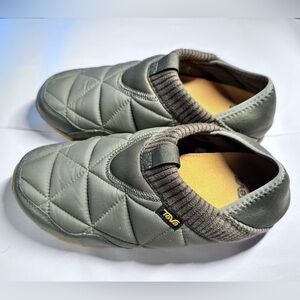 Teva Ember Olive Quilted Slip-On Shoes